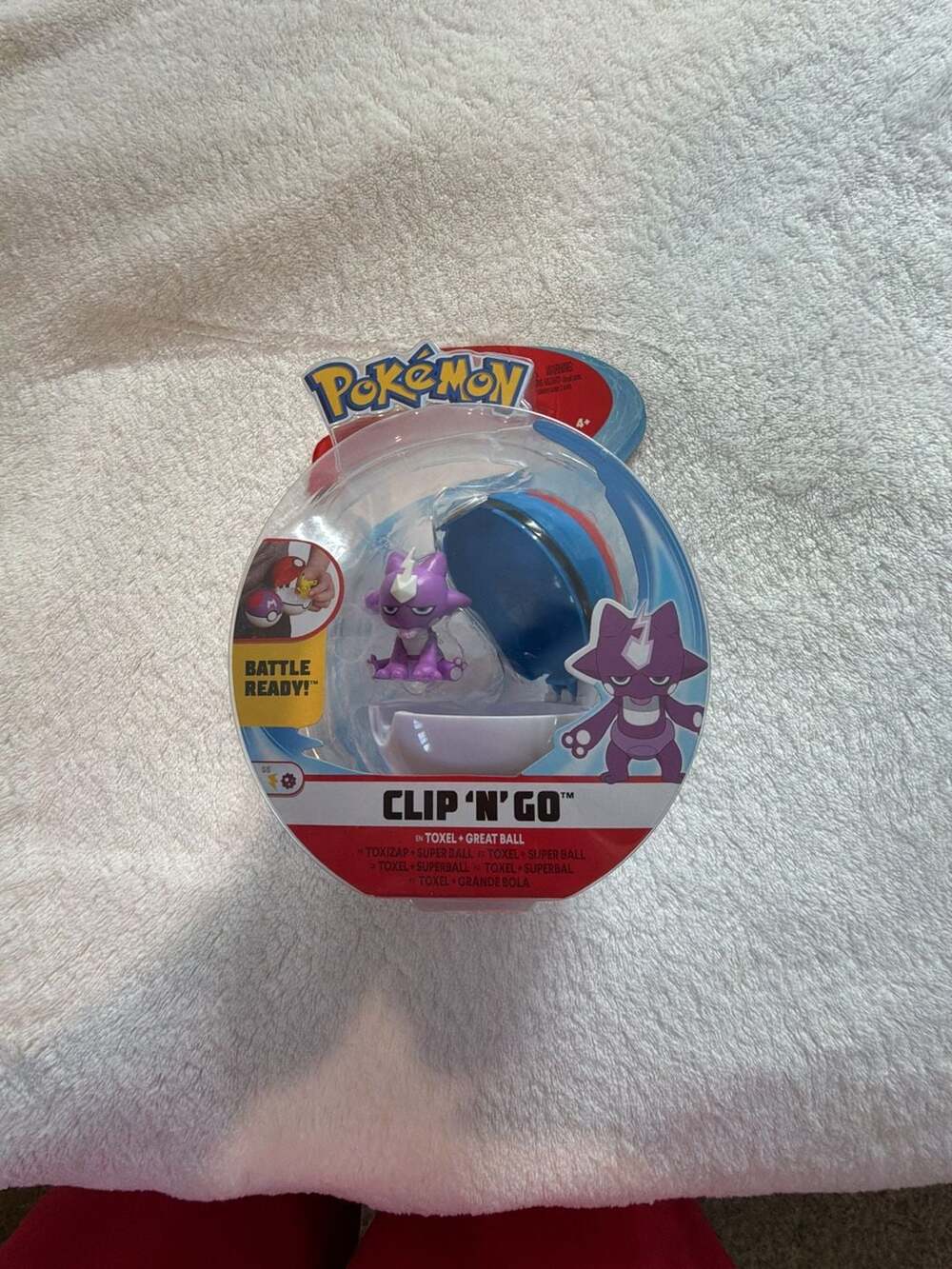 Pokemon Clip 'N' Go Toxel and Great Ball Figure Set